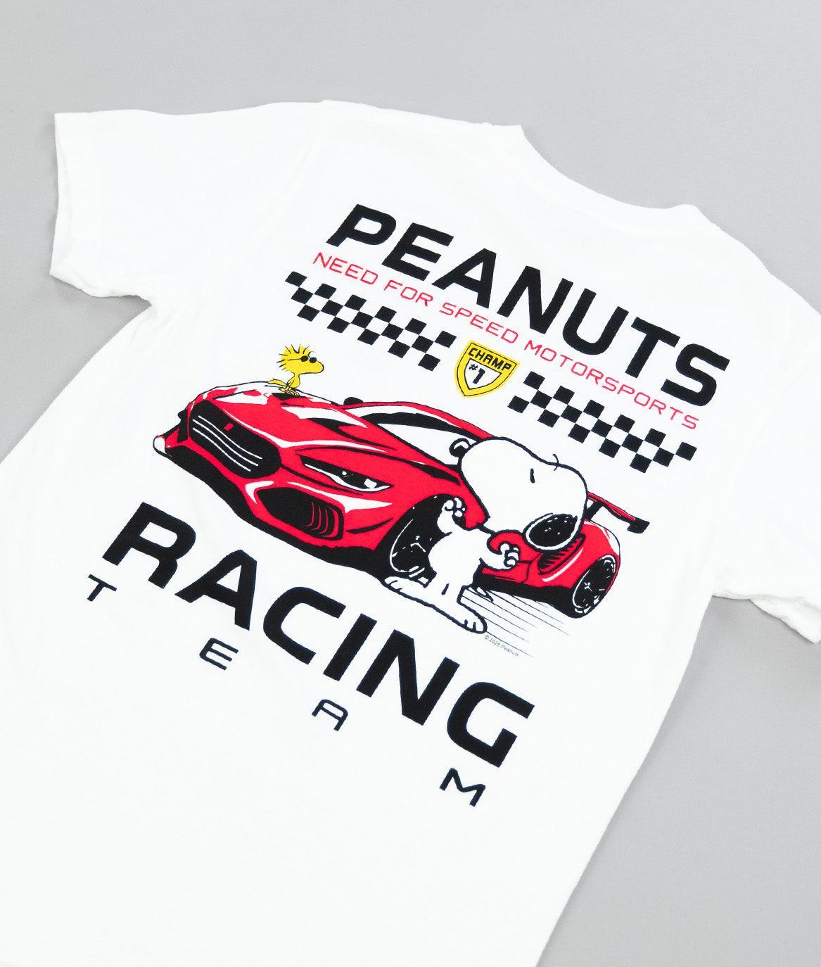 Peanuts Snoopy & Woodstock Racing Team Boyfriend Tee - - Riot Society