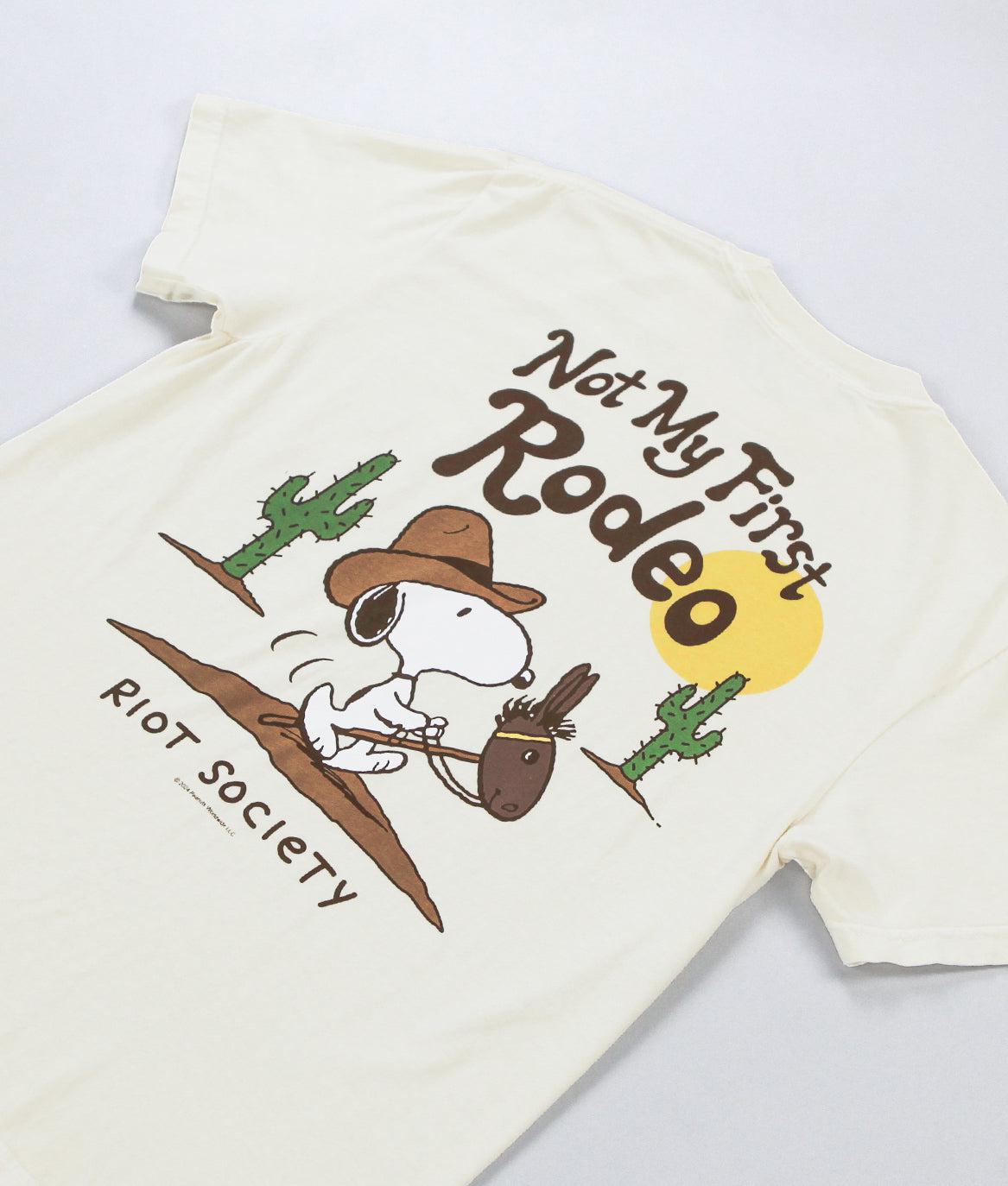 Peanuts Not My First Rodeo Boyfriend Tee - - Riot Society