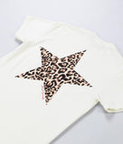 Leopard Star Boyfriend Tee - - Riot Society