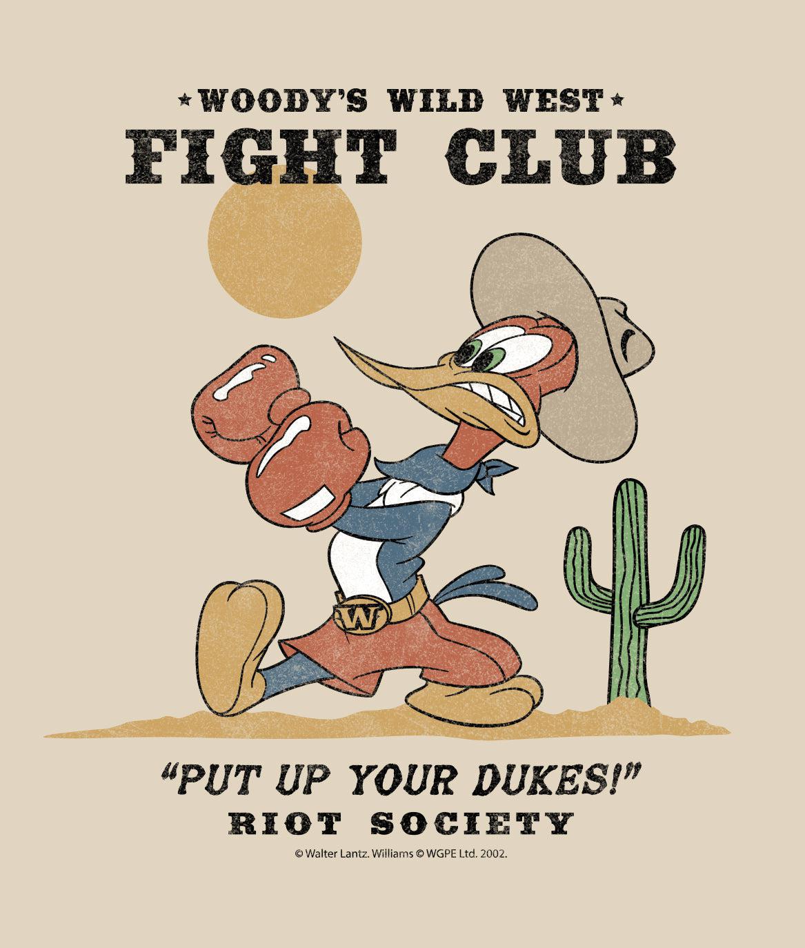 Woody Woodpecker's Wild West Fight Club Boys Tee - - Riot Society