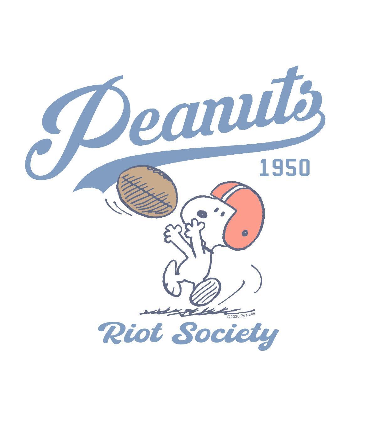Peanuts Snoopy Football Boyfriend Tee - - Riot Society