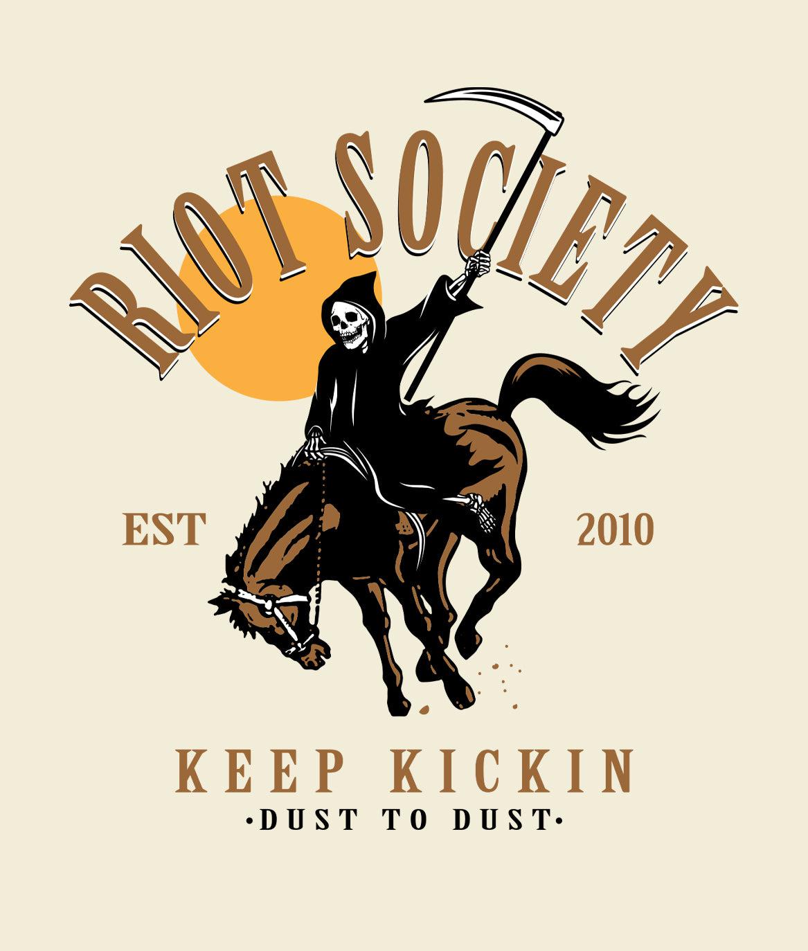 Keep Kickin Reaper Boys Tee - - Riot Society