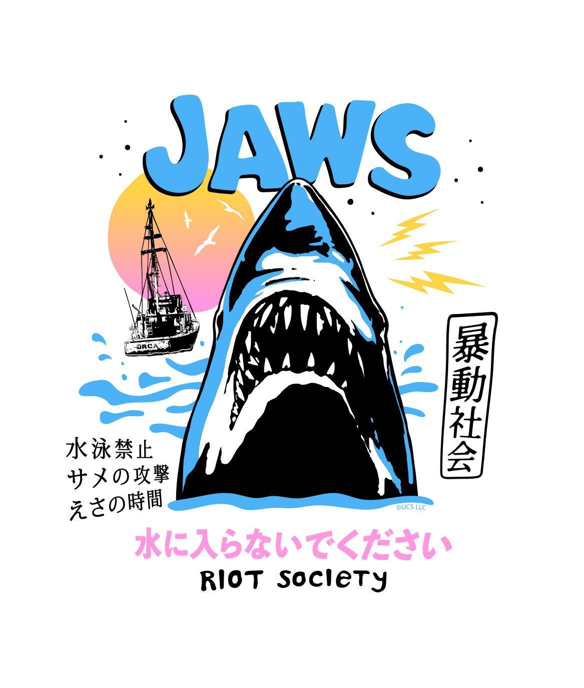 JAWS Kanji Retro Kids Tee - - Riot Society