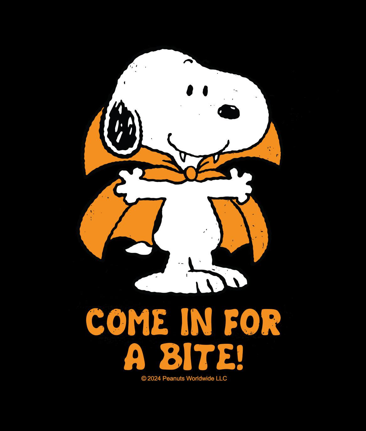 Peanuts Snoopy Vampire Mens T-Shirt - - Riot Society