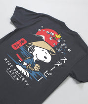 Peanuts Snoopy & Woodstock Samurai Boyfriend Tee - - Riot Society