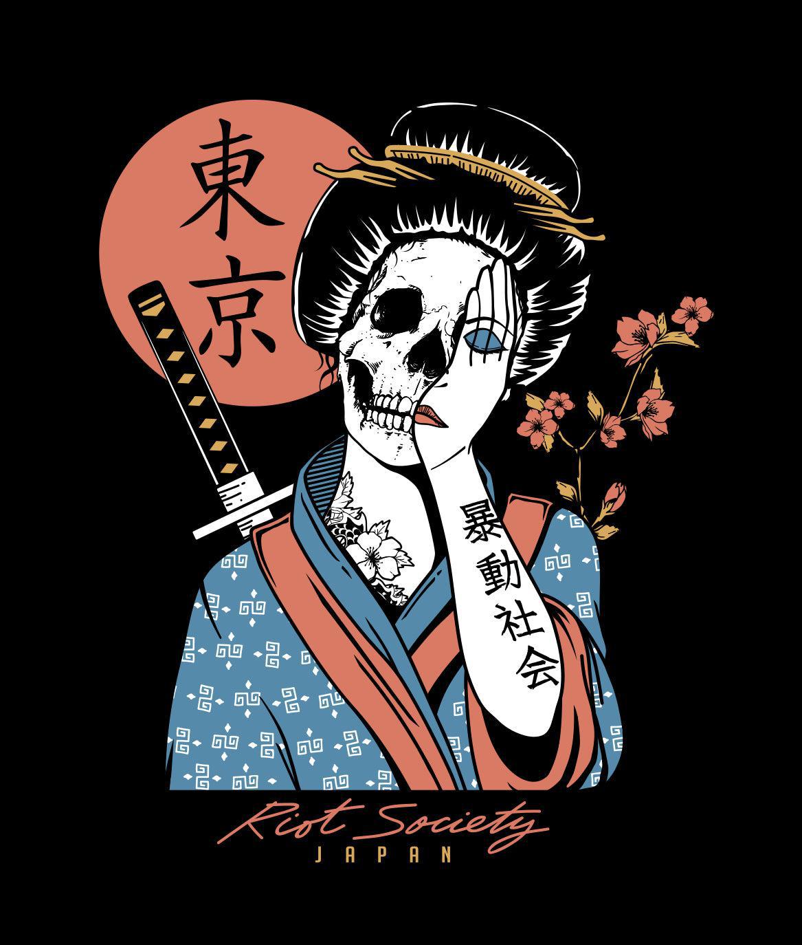 Geisha Shame 3.0 Womens Tee - - Riot Society