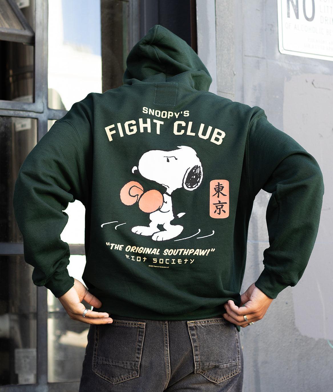 Peanuts Snoopy's Fight Club Mens Hoodie - - Riot Society