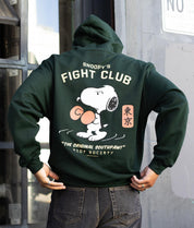 Peanuts Snoopy's Fight Club Mens Hoodie - - Riot Society