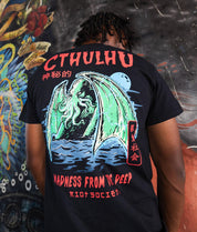 Cthulhu Madness From The Deep Mens T-Shirt - - Riot Society