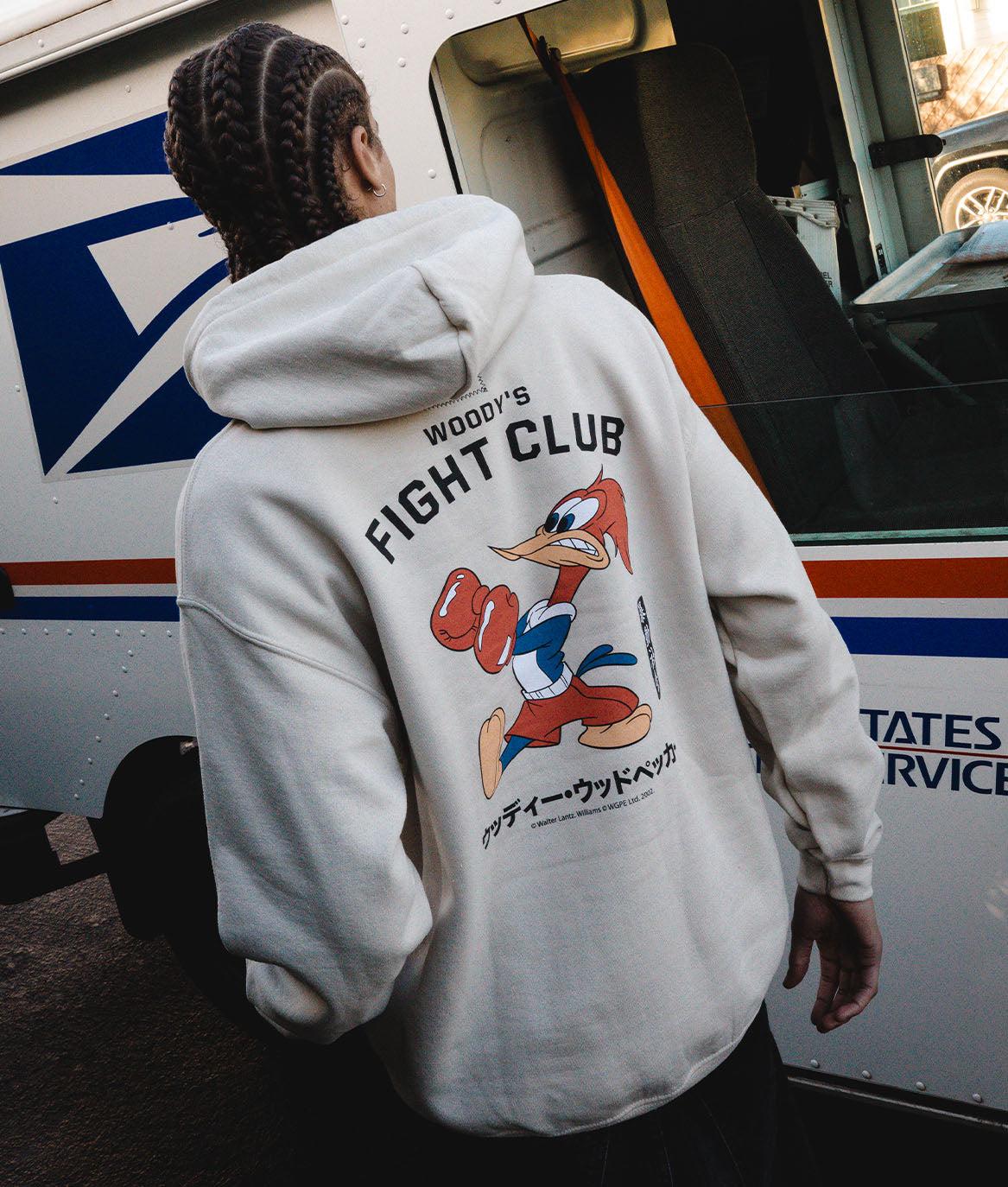 Woody Woodpecker's Fight Club Mens Hoodie - - Riot Society