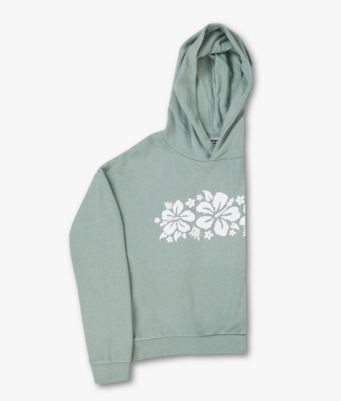 Hibiscus Puff Womens Summer Hoodie Sale - - Riot Society