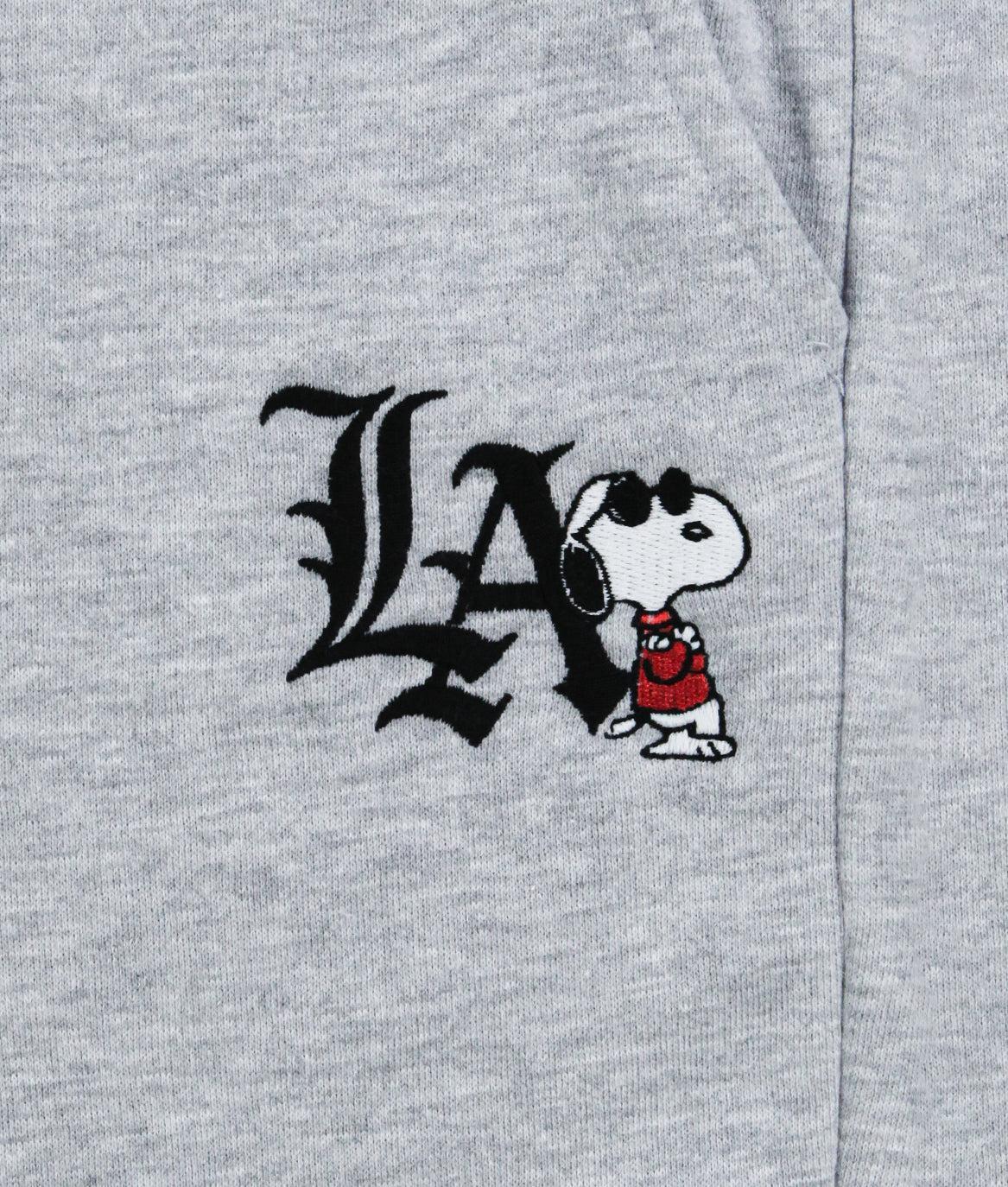 Peanuts Snoopy LA Chill Embroidered Mens Joggers - - Riot Society
