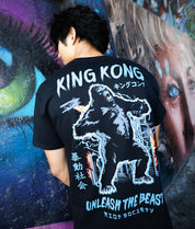 King Kong Unleash the Beast Kanji Mens T-Shirt - - Riot Society
