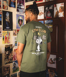 Peanuts Snoopy's Gym Club Mens T-Shirt - - Riot Society