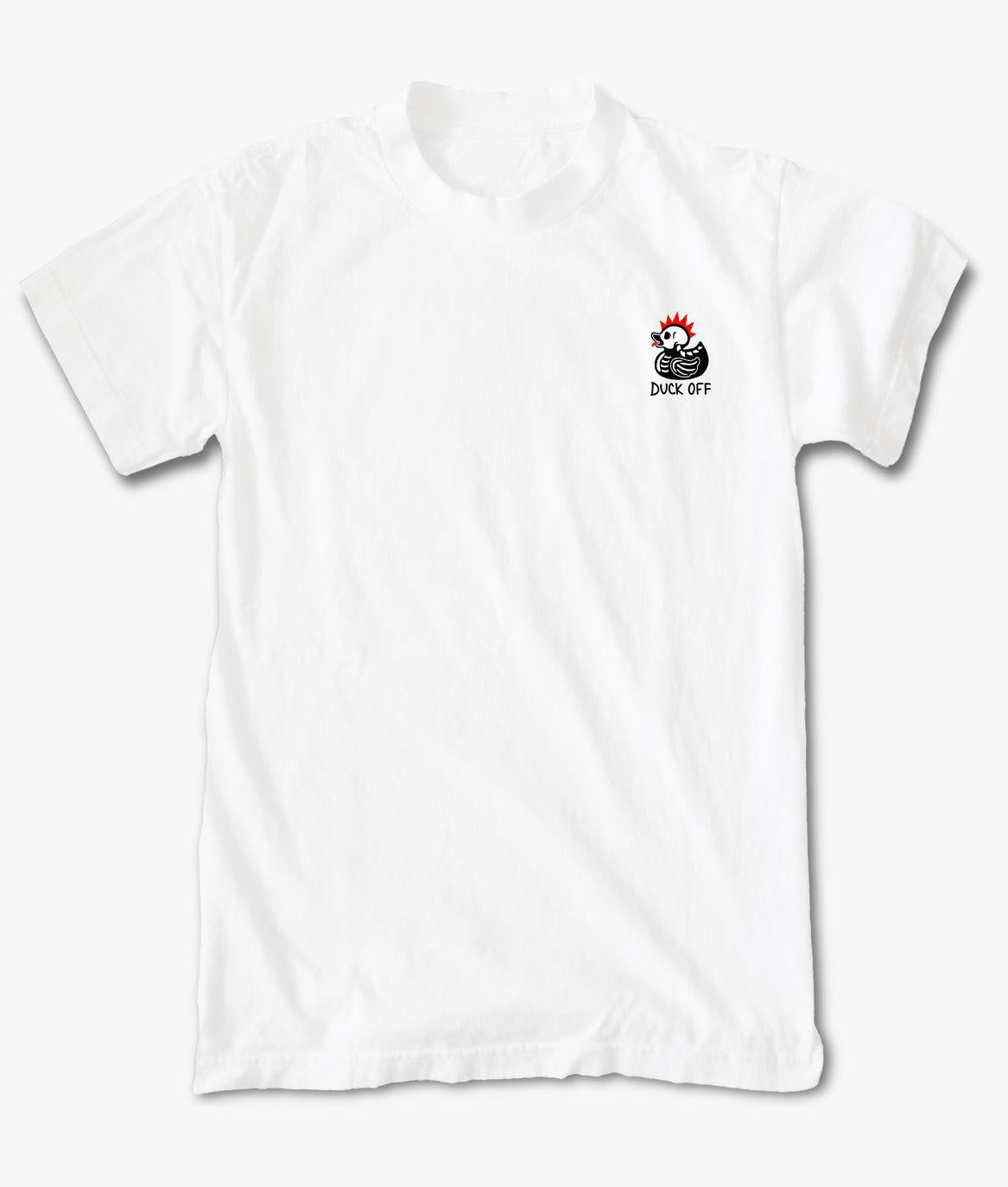 Duck Off Duck Embroidered Mens T-Shirt - - Riot Society