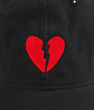 Broken Heart Embroidered Womens Dad Hat - - Riot Society
