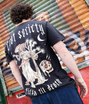 Fiesta Til Death Skull Distressed Mens T-Shirt - - Riot Society