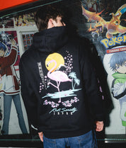 Flamingo Blossom 2.0 Mens Hoodie - - Riot Society