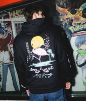 Flamingo Blossom 2.0 Mens Hoodie - - Riot Society