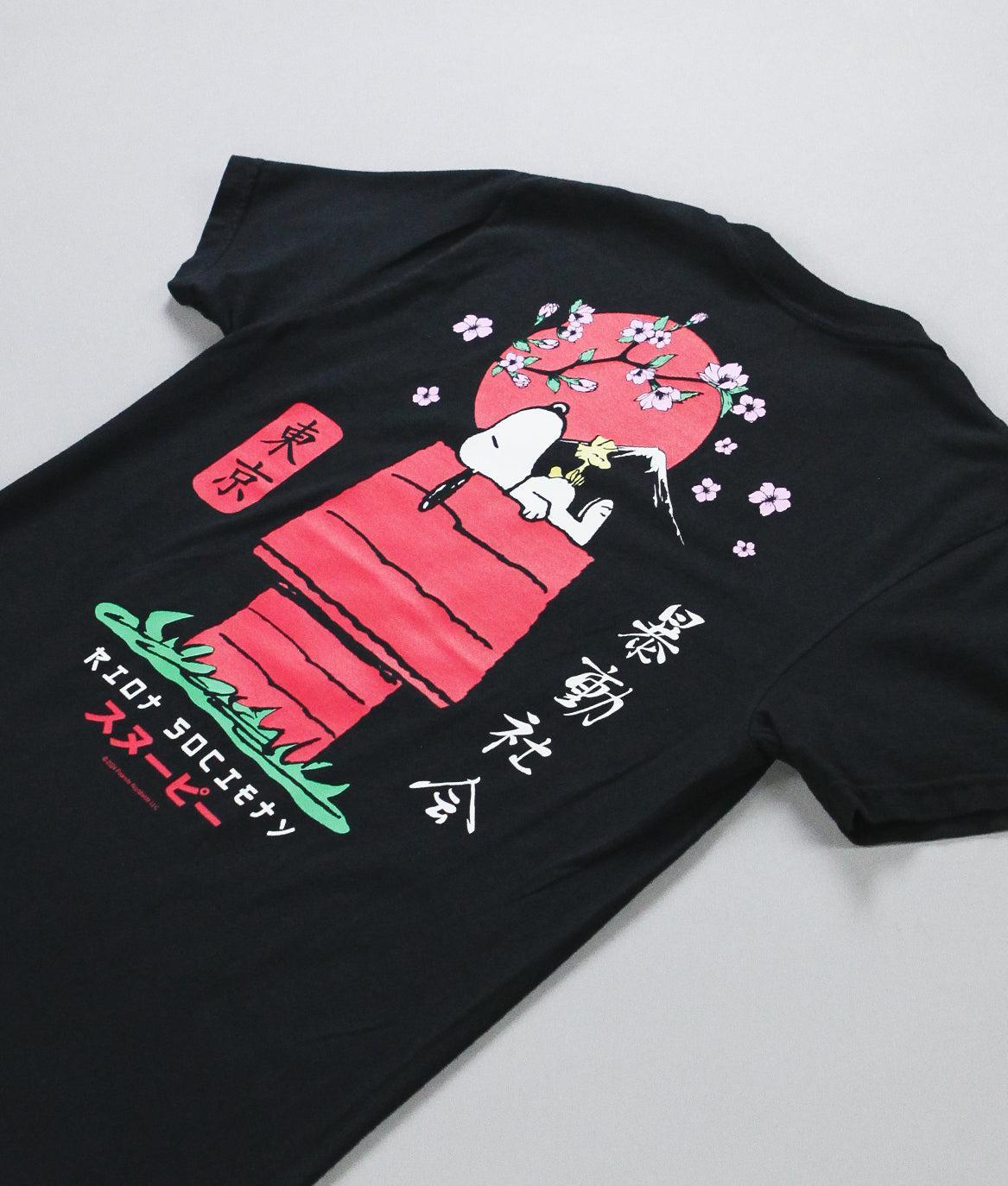 Peanuts Snoopy Doghouse Japan Boyfriend Tee - - Riot Society