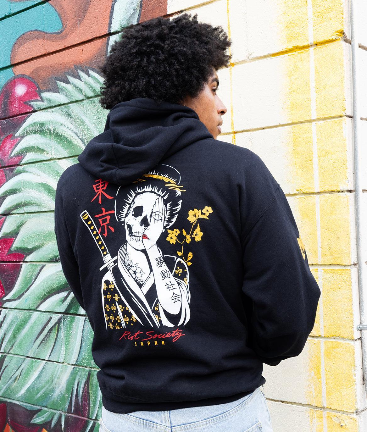 Geisha Shame Mens Hoodie - - Riot Society