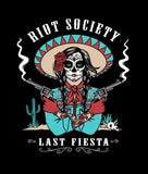 The Last Fiesta Vaquera Cowgirl Womens Tee - - Riot Society