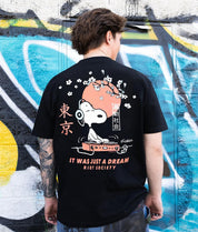Peanuts Snoopy Japan DJ Mens T-Shirt - - Riot Society