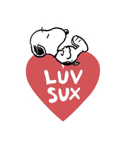 Peanuts Snoopy Luv Sux Boyfriend Tee - - Riot Society