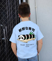 Sugee Panda Sushi Boys Tee - Light Blue - - Riot Society