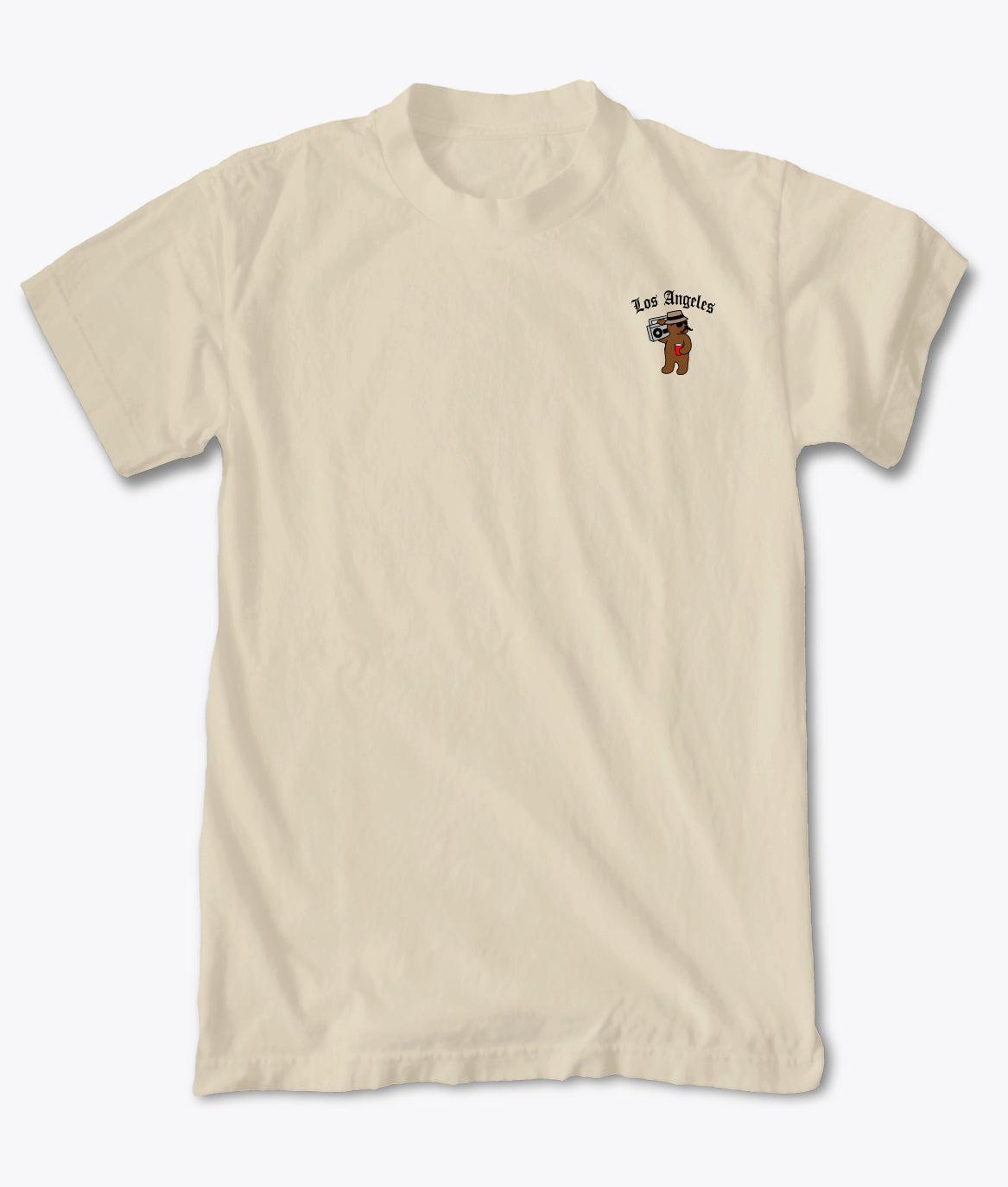 LA OG Riot Bear Embroidered Mens T-Shirt - - Riot Society