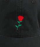Rose Embroidered Womens Dad Hat - - Riot Society
