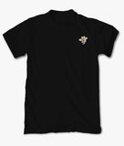 Skull Cowboy Embroidered Mens T-Shirt - - Riot Society