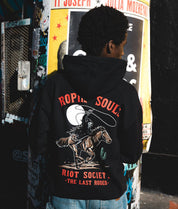 Rodeo Reaper Ropin' Souls Mens Hoodie - - Riot Society