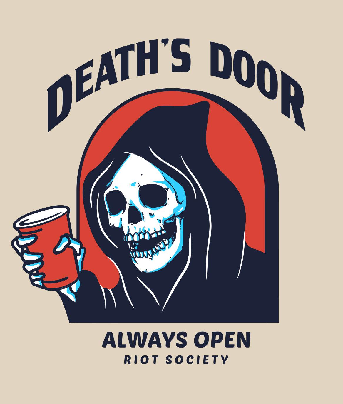 Death's Door Reaper Mens T-Shirt Sale - - Riot Society