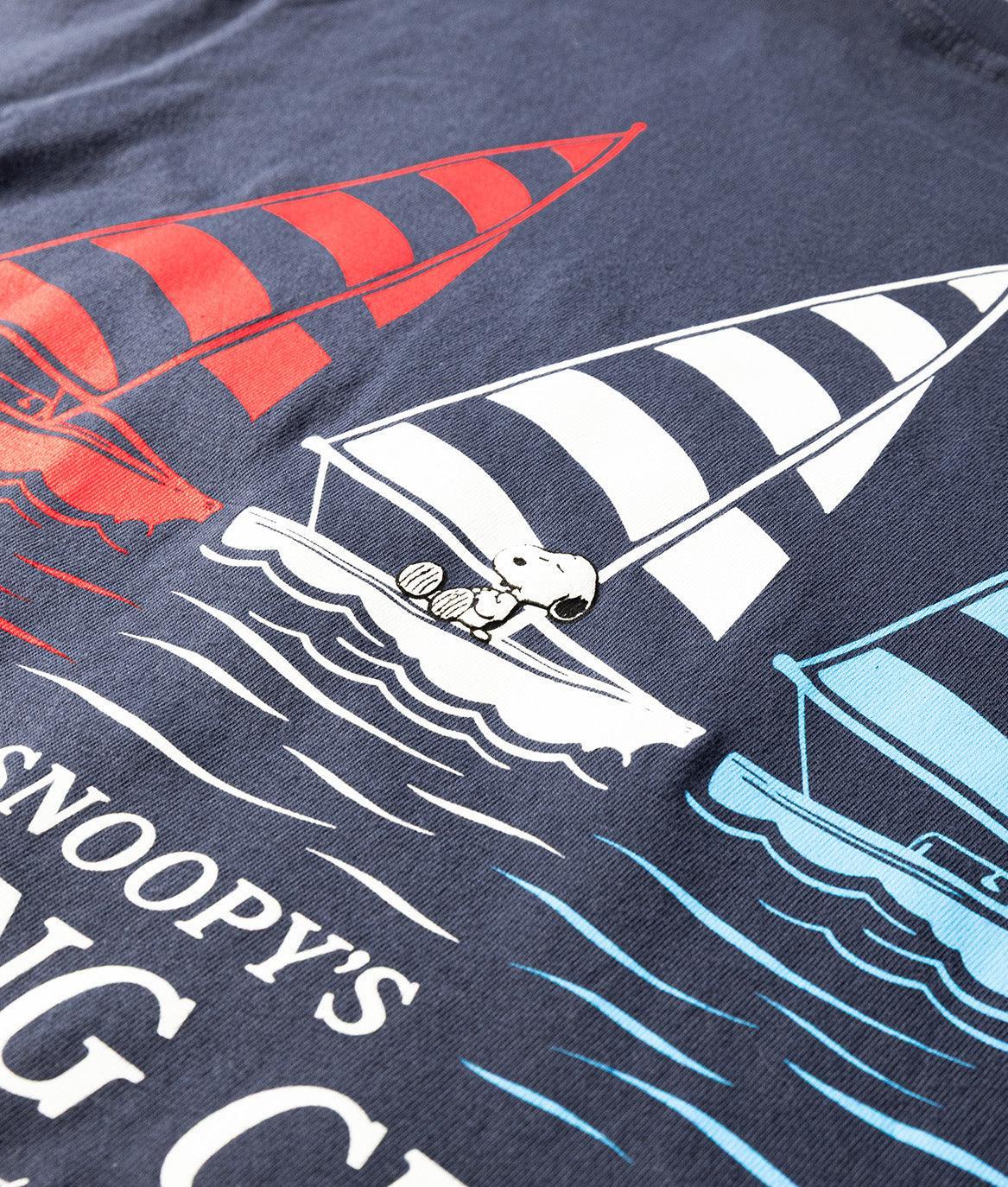 Peanuts Snoopy's Sailing Club Puff Boyfriend Tee - - Riot Society