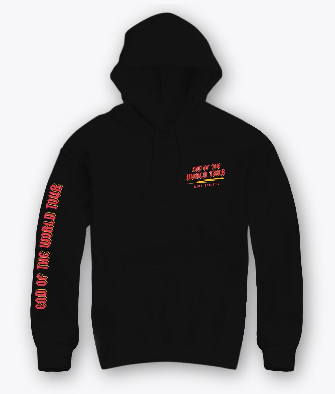 Reaper DJ End of the World Tour Mens Hoodie - - Riot Society