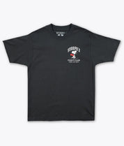 Peanuts Snoopy's Fight Club Undefeated Distressed Heavyweight Boxy Mens T-Shirt - Vintage Black - - Riot Society