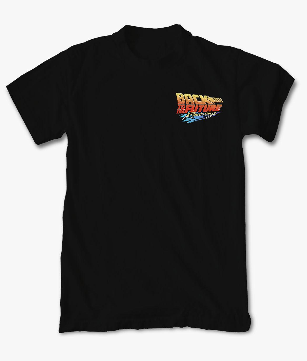 Back to the Future Racing Mens T-Shirt - - Riot Society
