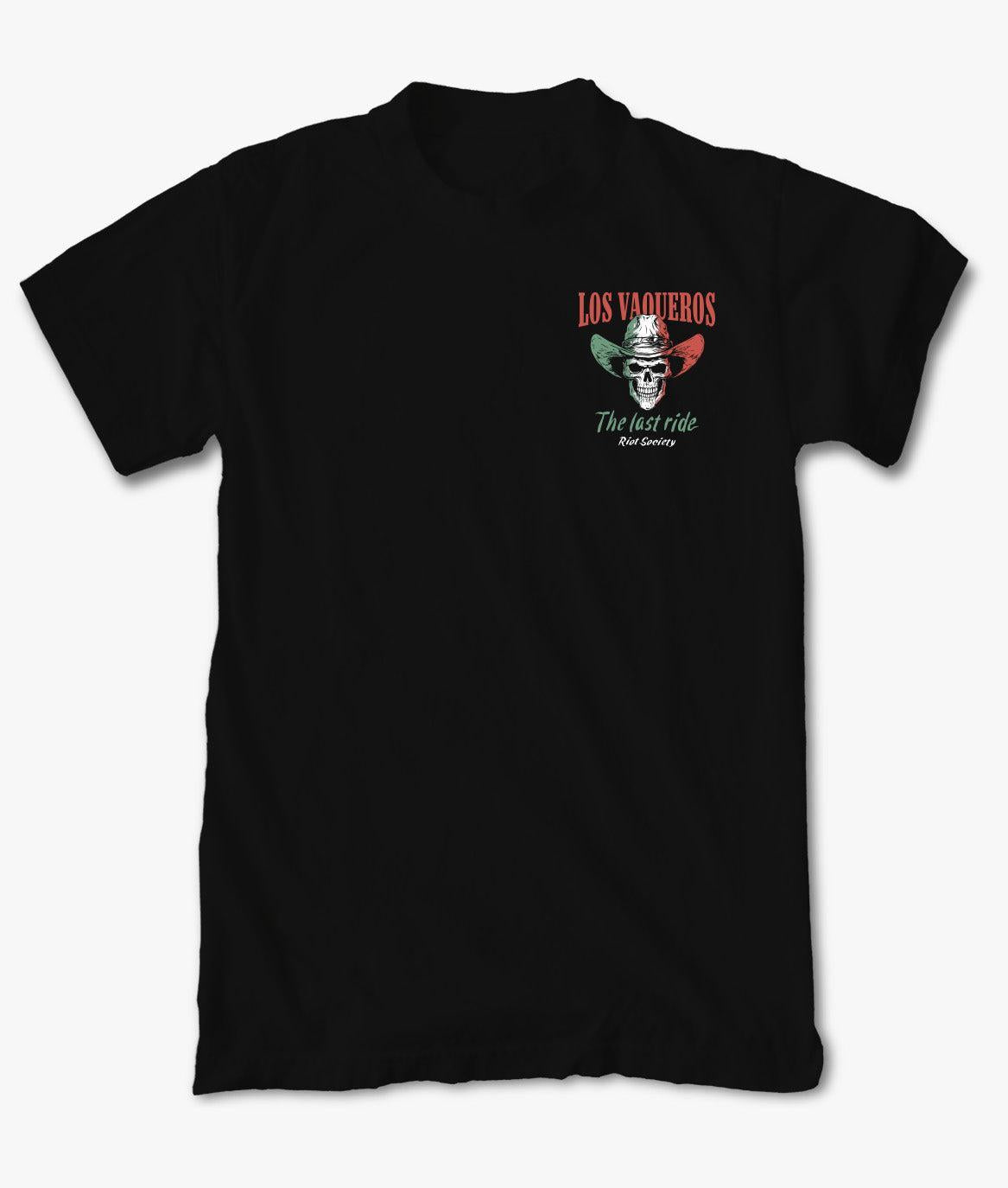 Last of the Vaqueros Skull Mens T-Shirt - - Riot Society