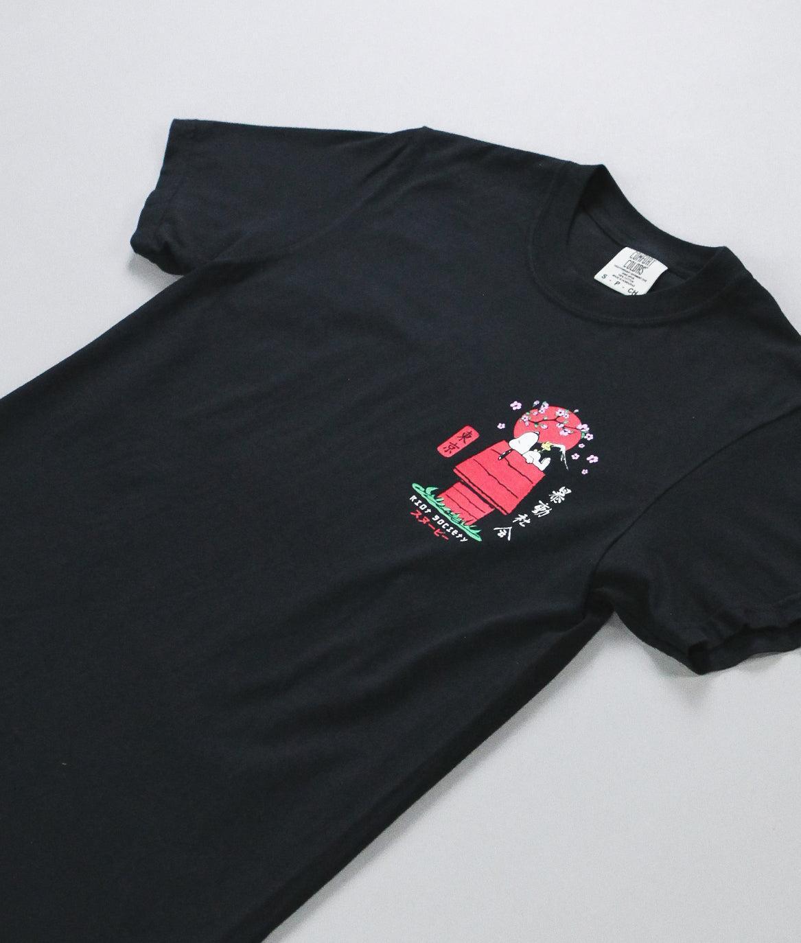 Peanuts Snoopy Doghouse Japan Boyfriend Tee - - Riot Society