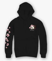 Japan Koi Tattoo Blossom Kanji Mens Hoodie - Black - - Riot Society