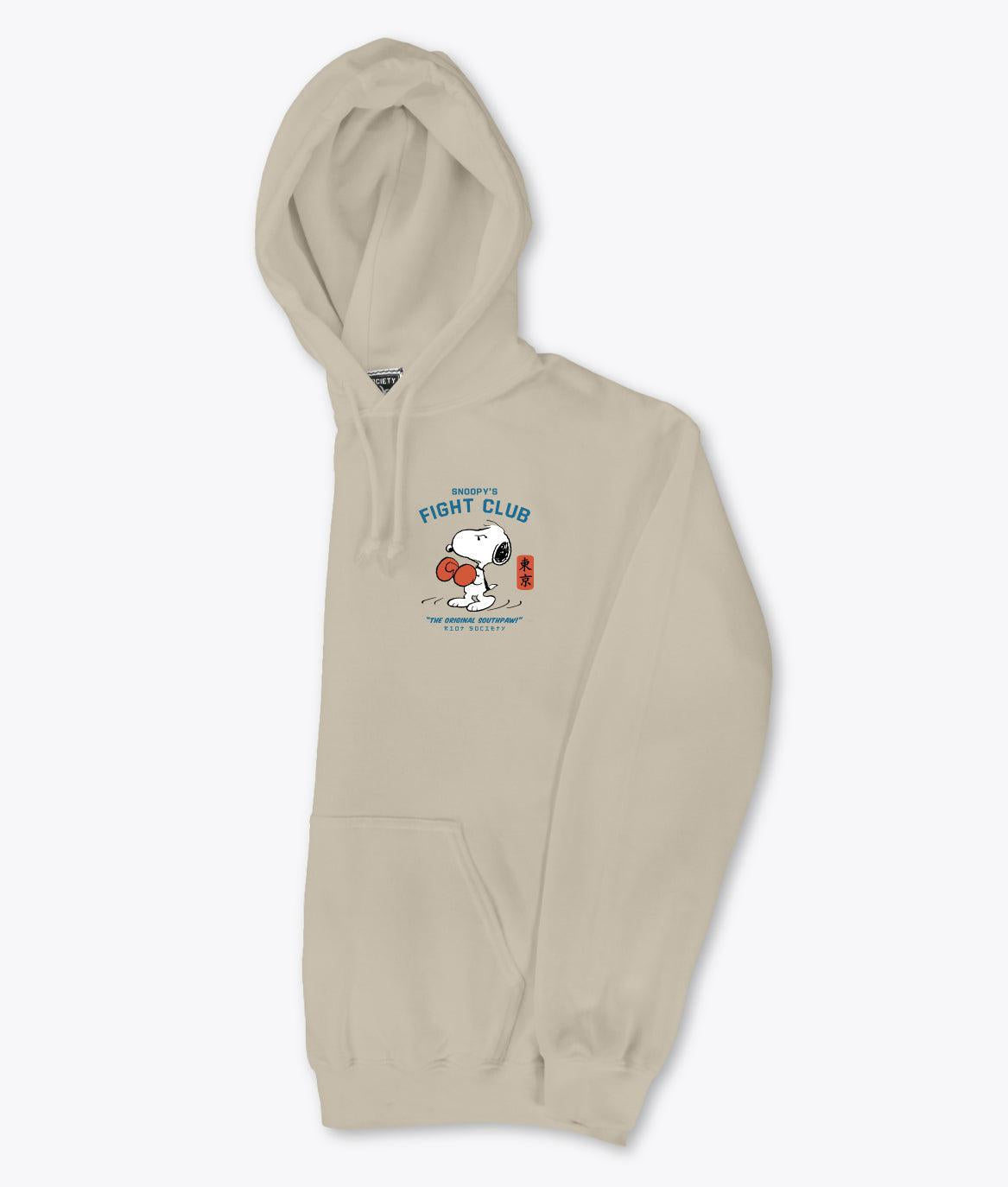 Peanuts Snoopy's Fight Club Womens Hoodie - - Riot Society