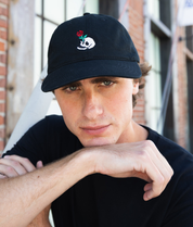 Skull Rose Embroidered Dad Hat - - Riot Society