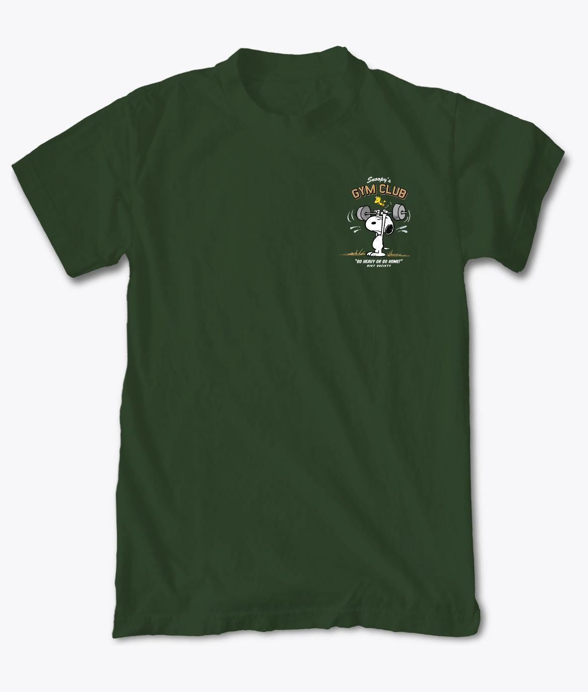 Peanuts Snoopy's Gym Club Mens T-Shirt - - Riot Society