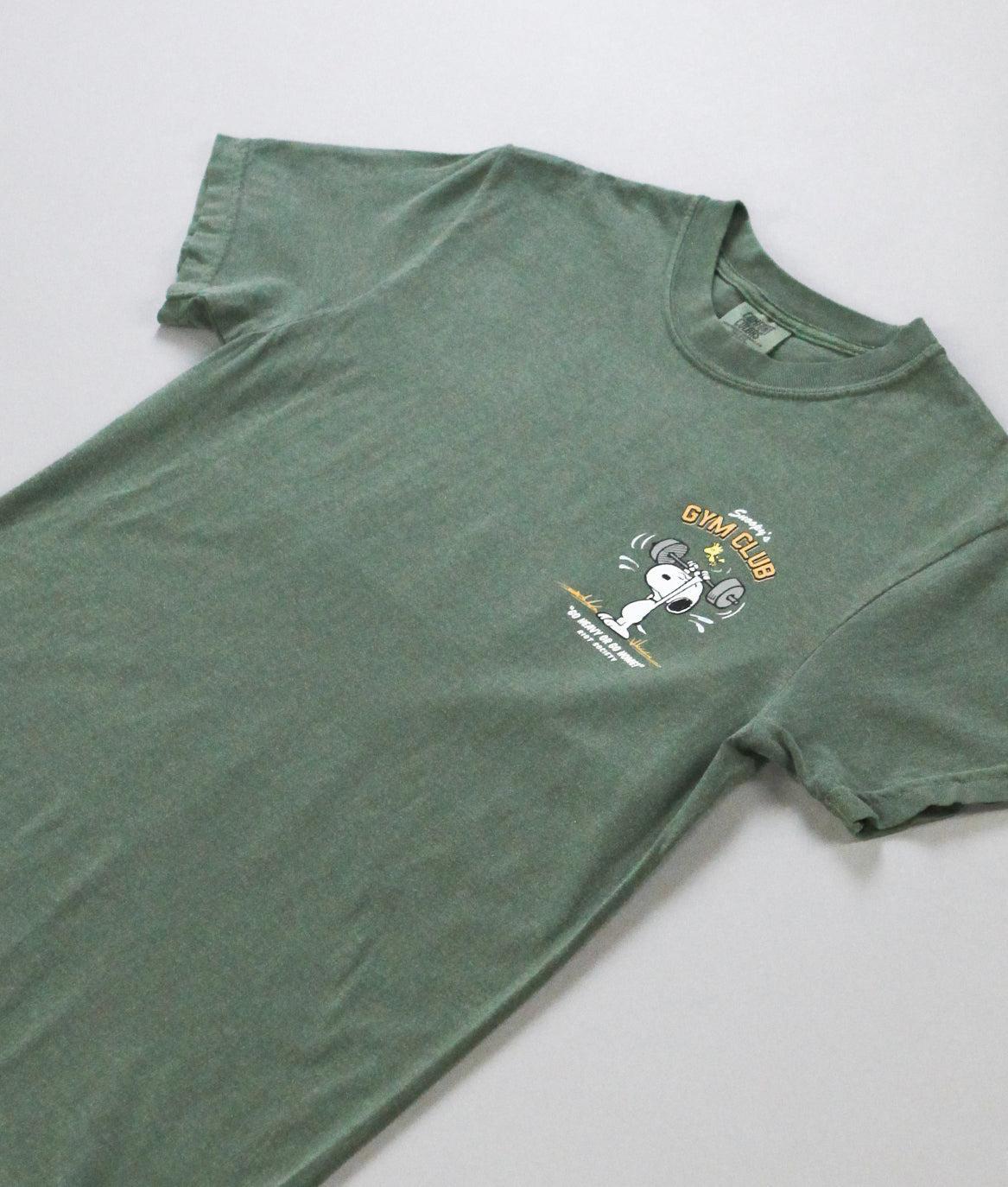 Peanuts Snoopy's Gym Club Boyfriend Tee - - Riot Society
