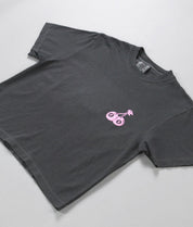 Cherries 8 Ball Feeling Lucky Puff Crop Tee - - Riot Society