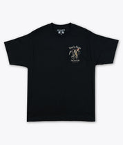 Viva La Fiesta Last Call Reaper Heavyweight Boxy Mens T-Shirt - Jet Black - - Riot Society
