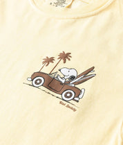 Peanuts Snoopy Gone Surfing Puff Boyfriend Tee - - Riot Society