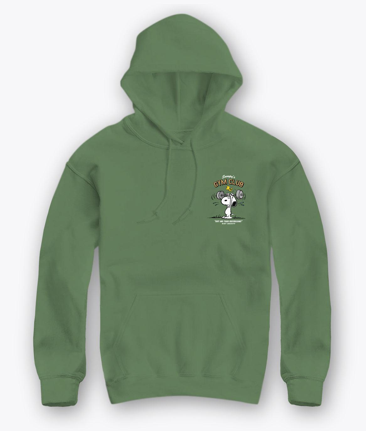 Peanuts Snoopy's Gym Club Mens Hoodie - - Riot Society