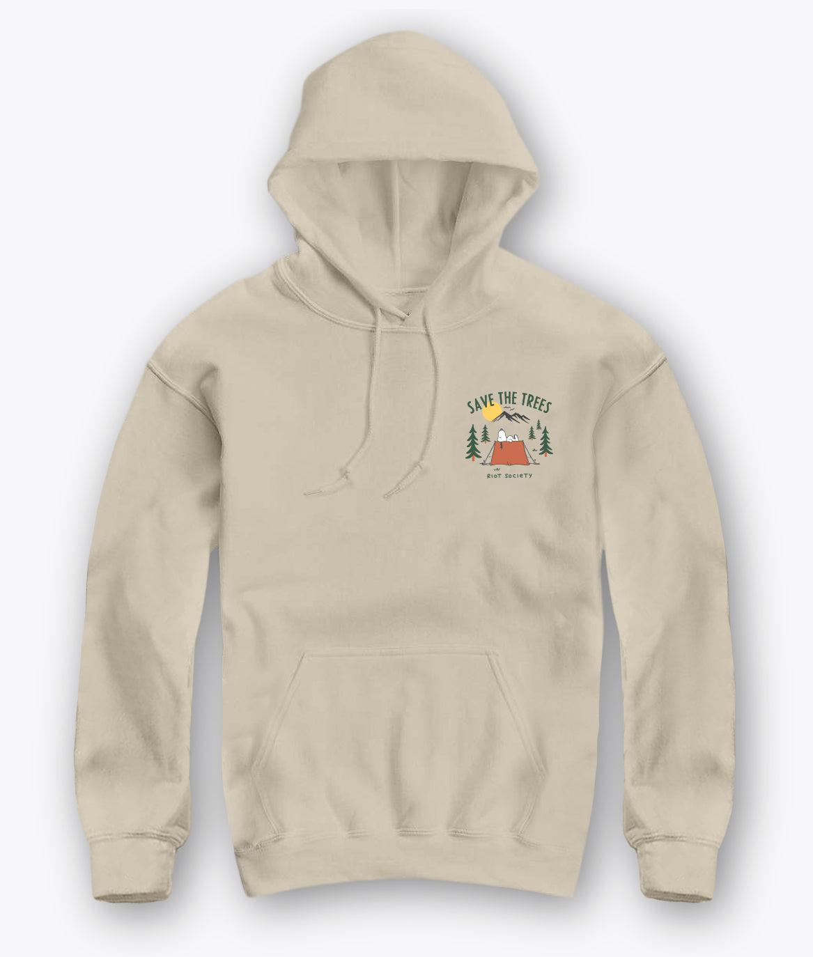 Peanuts Snoopy Save the Trees Mens Hoodie - - Riot Society